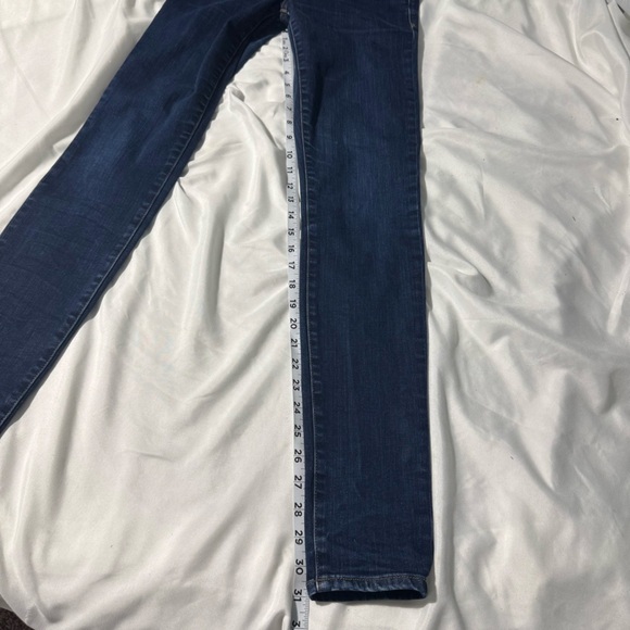 Madewell Skinny Jeans 8” rise Dark Blue Denim Size 26 - Picture 15 of 15